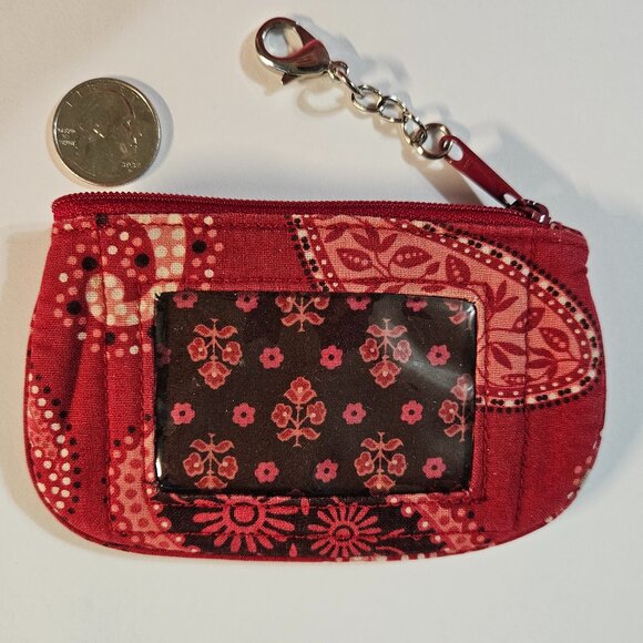 Vera Bradley Handbags - Vera Bradley Clip-Zip-ID Mesa Red (retired)